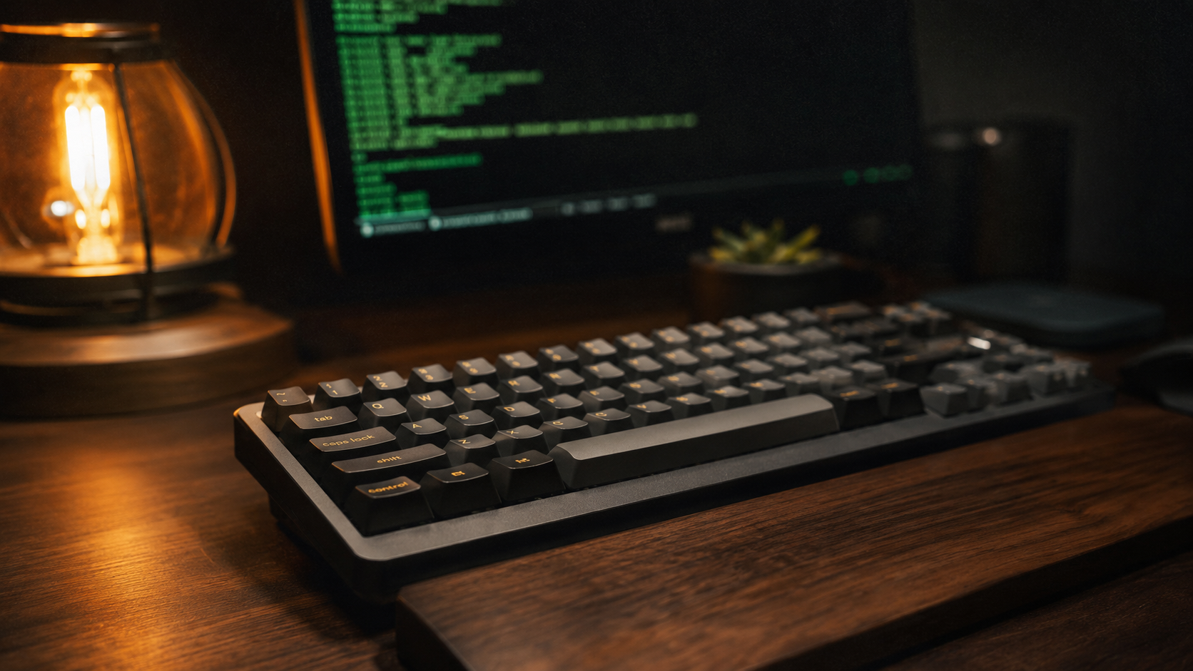 Code on screen